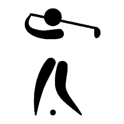 Golf pictogram