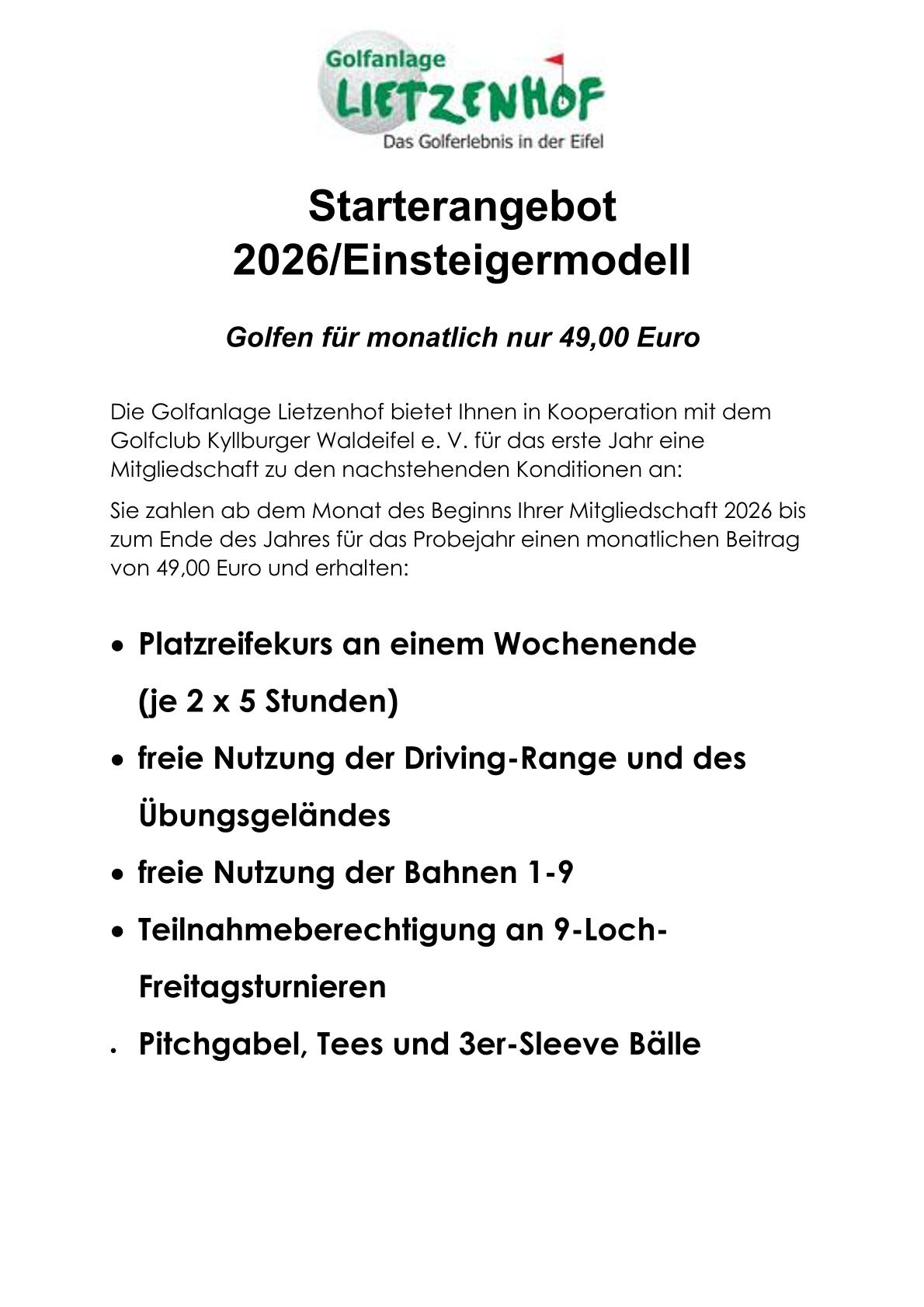 Starterangebot 2025 Info und Vertrag neu 1